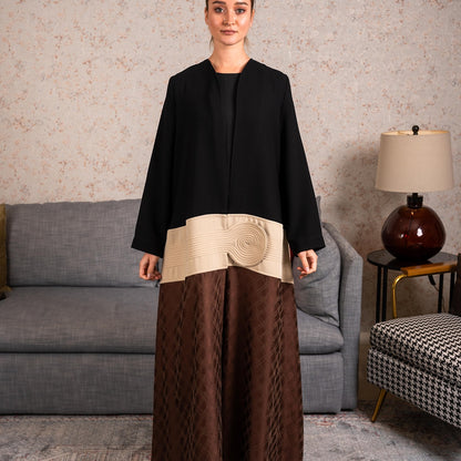 worrier Brown Abaya