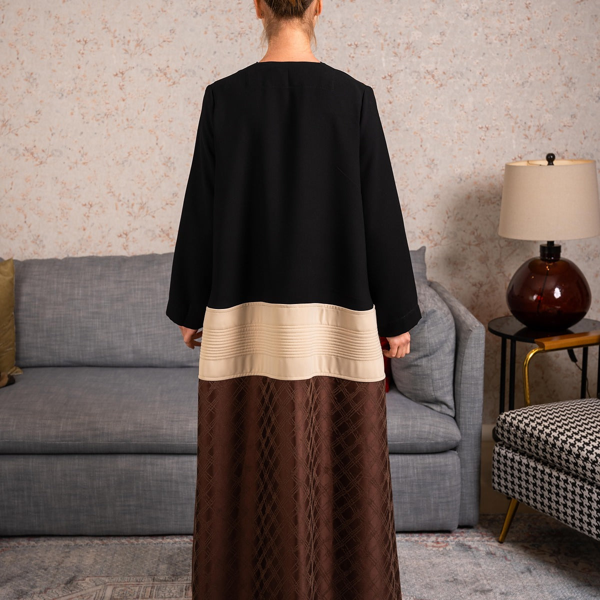 worrier Brown Abaya