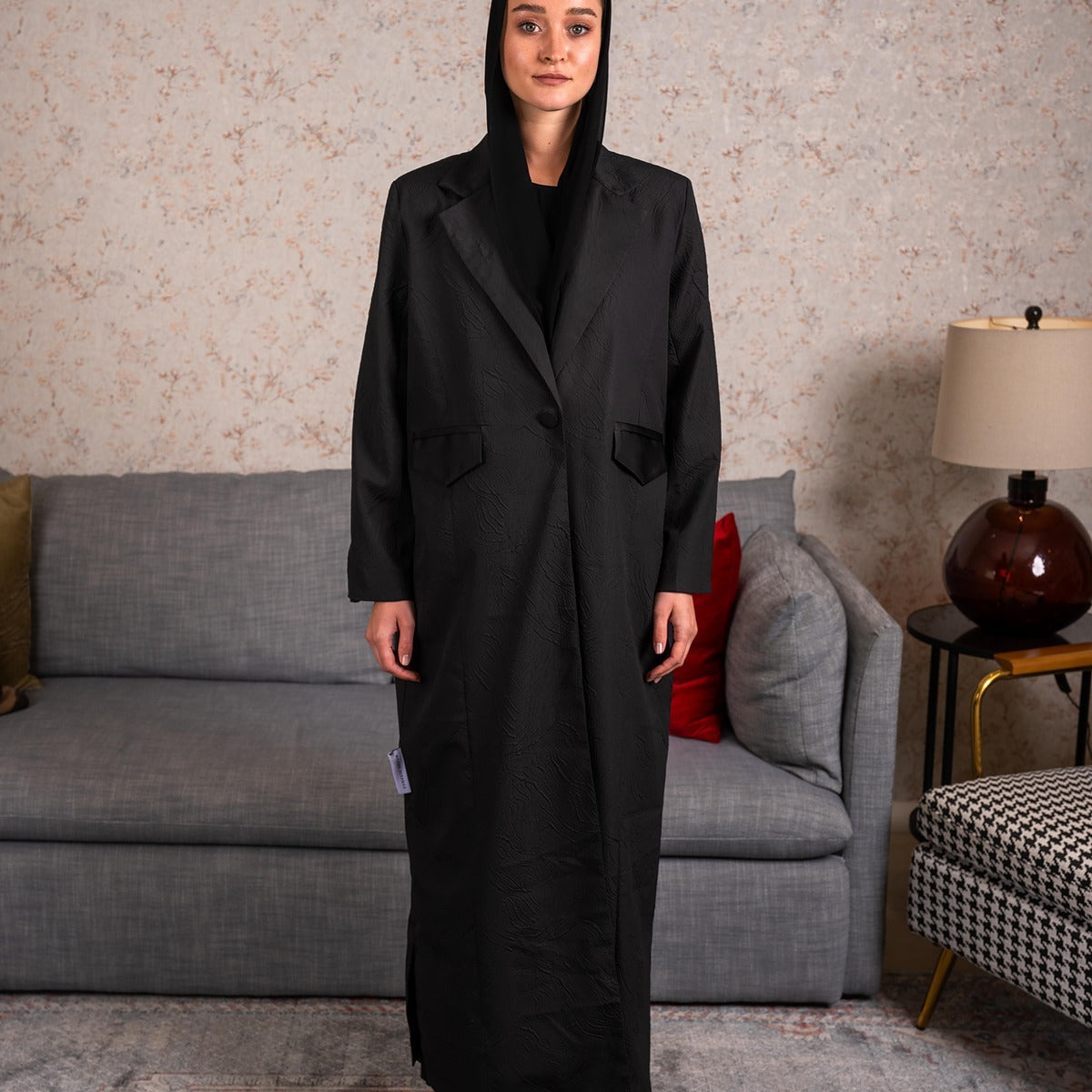 Blazer Black Abaya