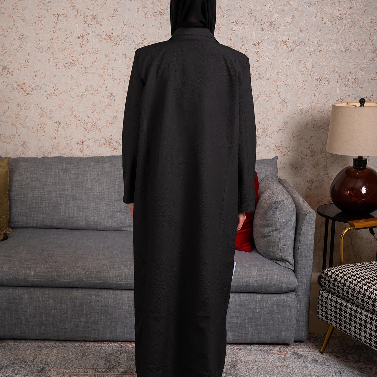 Blazer Black Abaya