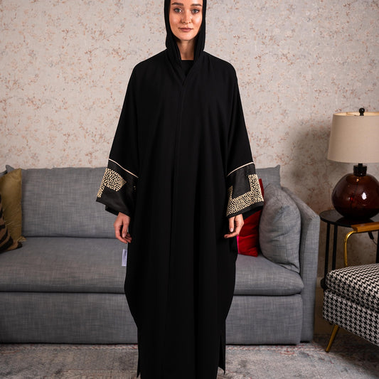 Embroidery Cuff Abaya