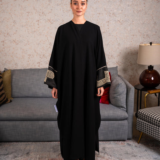 Embroidery Cuff Abaya