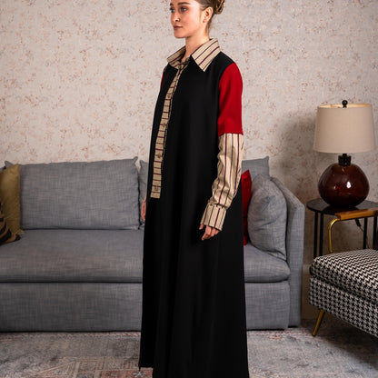 Shirt red Abaya