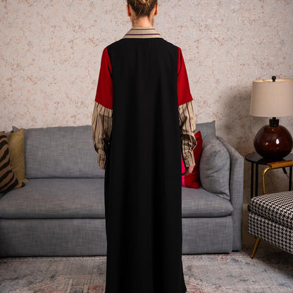 Shirt red Abaya