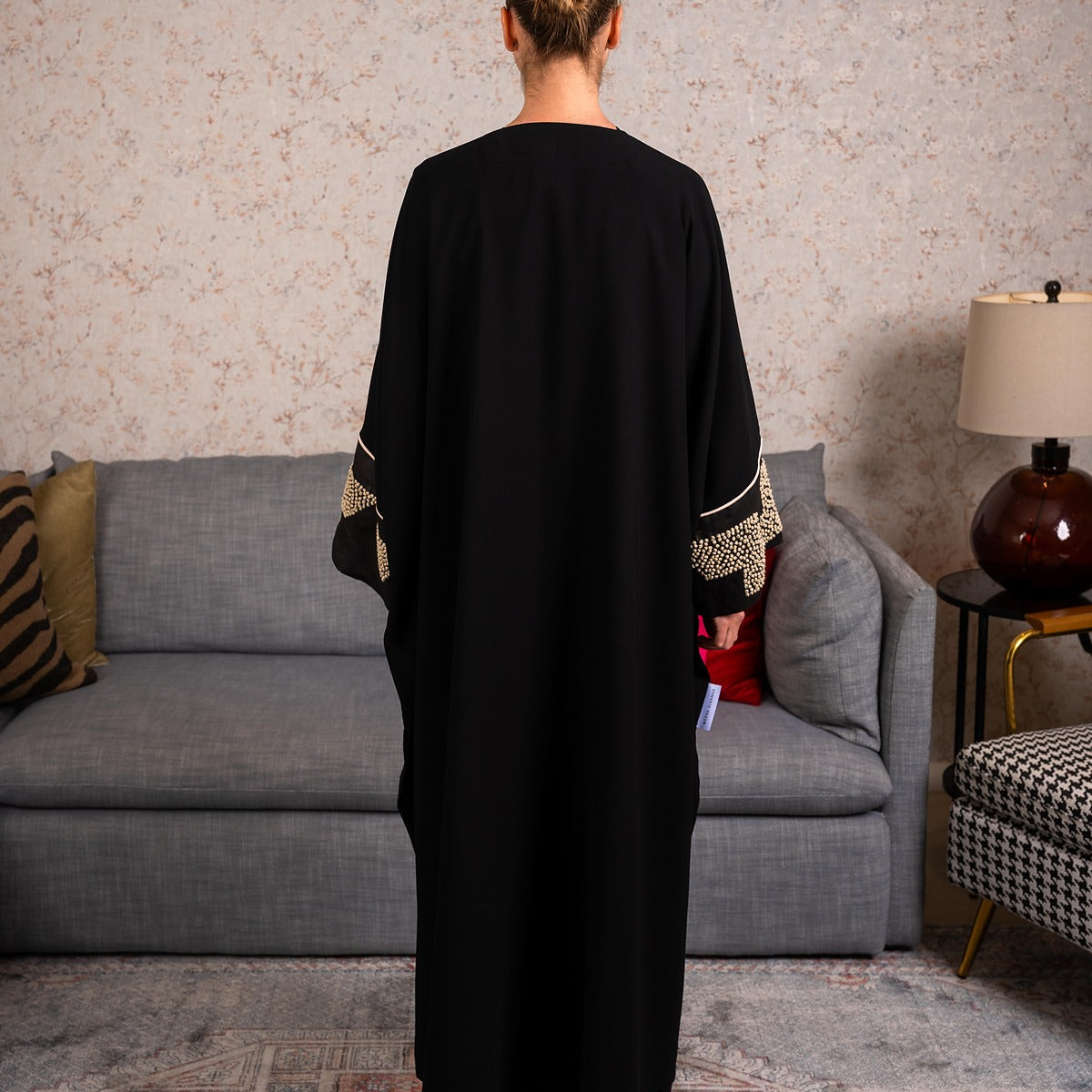 Embroidery Cuff Abaya