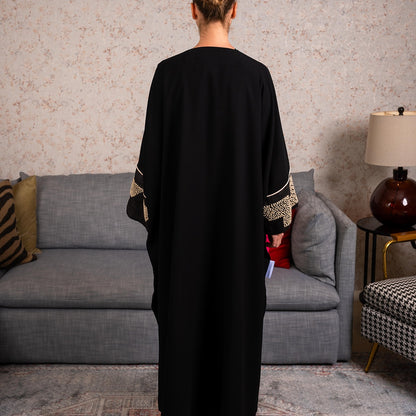Embroidery Cuff Abaya