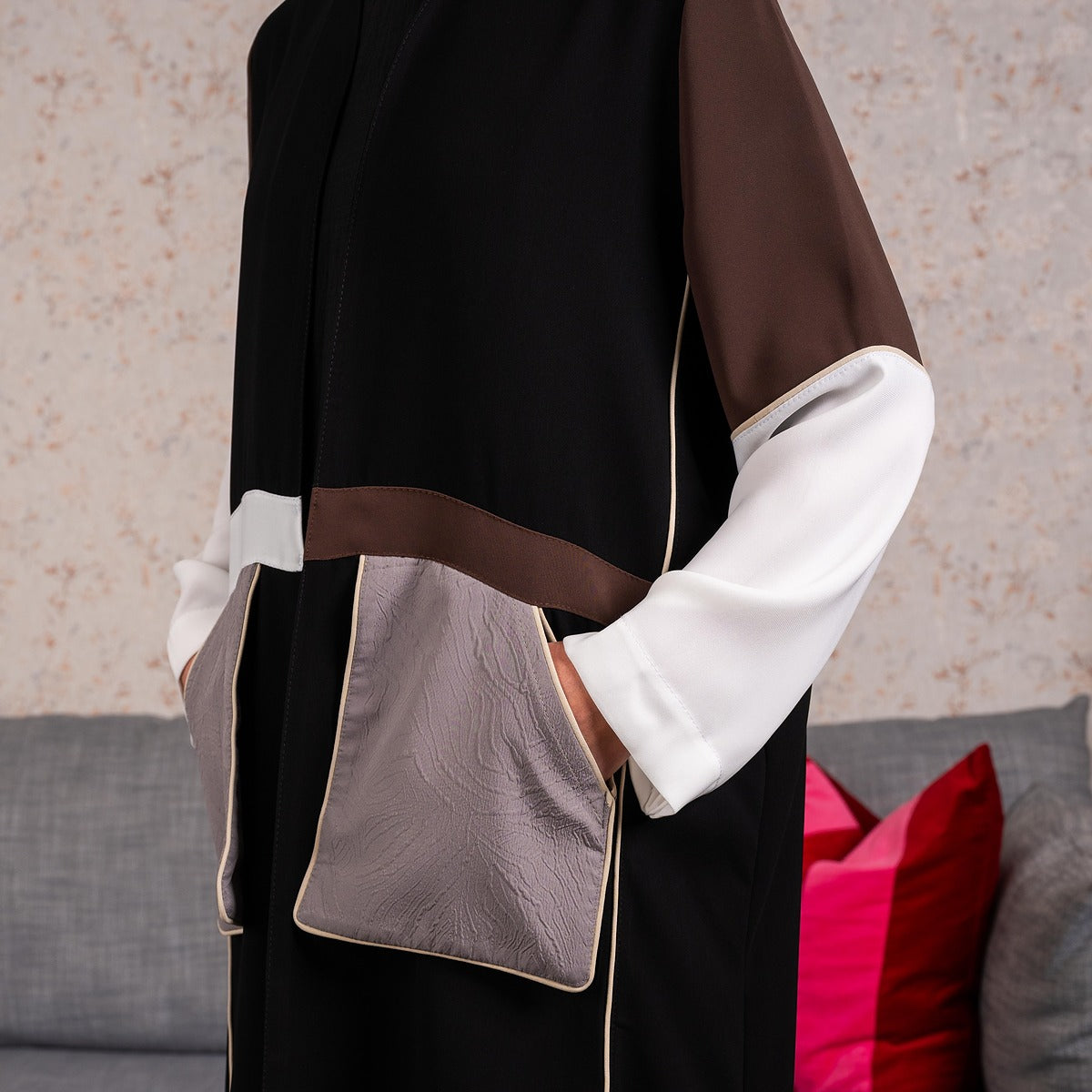 Boket Gray Abaya