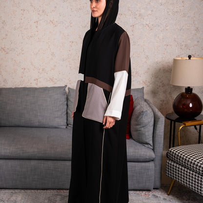 Boket Gray Abaya